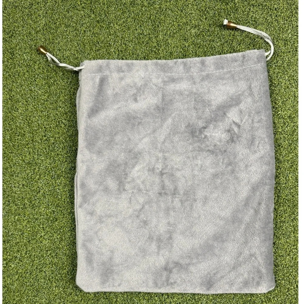 KEXI Gray Velvet Drawstring Jewelry‎ Pouch Storage Travel Dust Bag